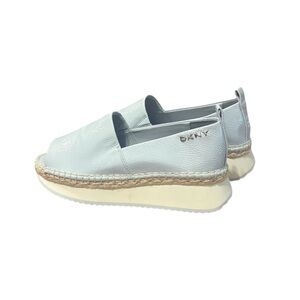DKNY Sky Blue peep toe Espadrille Slip-Ons